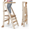 Adjustable Montessori Learning Tower – Kids Step Stool with 2-Level Height for Kitchen & Bathroom