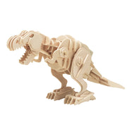 Puzzle 3D en bois | Dinosaures robotisés - T-Rex marcheur avec contrôle du son | Cadeau pour vos enfants