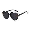 Lunettes de soleil élégantes en forme de cœur pour filles