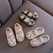 Plaid Pearl Girl Flops