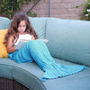 Knitted Mermaid Matching Blanket