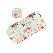 Set of Soft  Baby Swaddle  Sleeping Bag Newborn Wraps, Hat