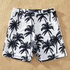 Coconut Tree Print Family Swimsuits