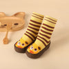 Chaussettes bébé animal mignon avec semelle antidérapante en caoutchouc