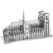 Puzzle 3D en métal | Cathédrale Notre-Dame de Paris | Jouets éducatifs