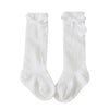 Chaussettes en coton à nœud pour bébé