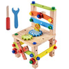 Jouets d'assemblage de chaises en bois